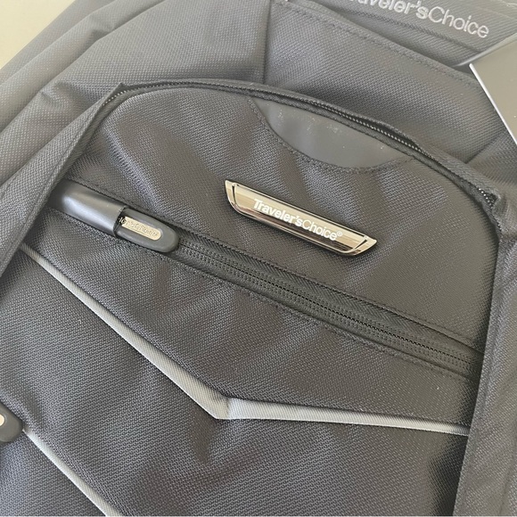 TRAVELERS CHOICE Black Silverwood Computer Backpack - New With Tag - Reemoly - Picture 3 of 14